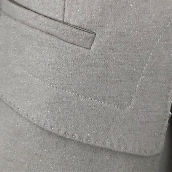 STUNNING Beige Fitted Removable Fur & Wool Blazer - Picture 7 of 8